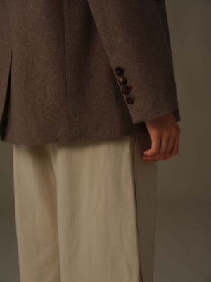 Double-Breasted Wool Blazer