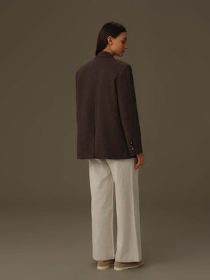 Double-Breasted Wool Blazer