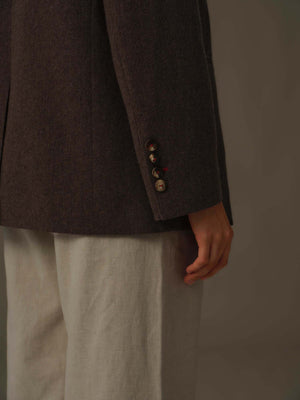 Double-Breasted Wool Blazer