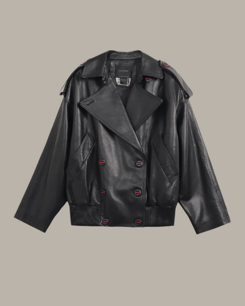 Balloon Leather Jacket