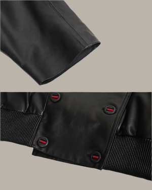 Balloon Leather Jacket