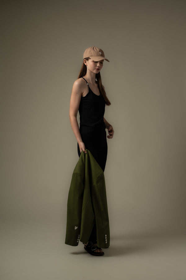 Thin Strap Detailed Tank Top