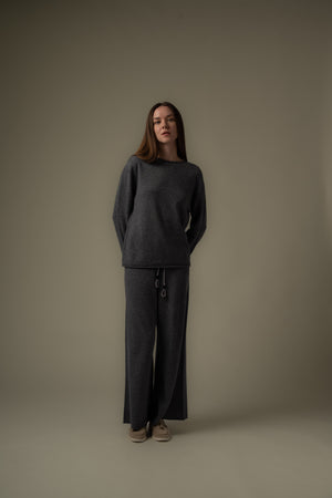 Wool Collar Details Jumper