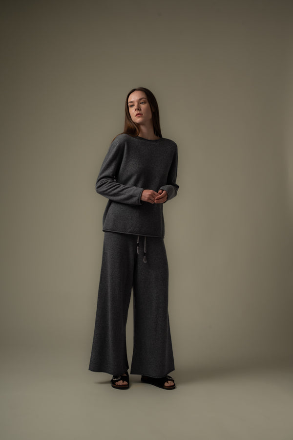 Wool Collar Details Jumper