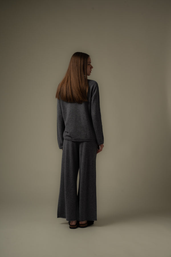 Wool Collar Details Jumper