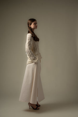 Slit Detailed Midi Skirt