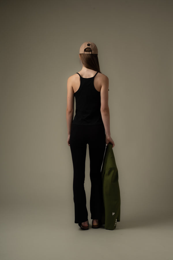 Thin Strap Detailed Tank Top