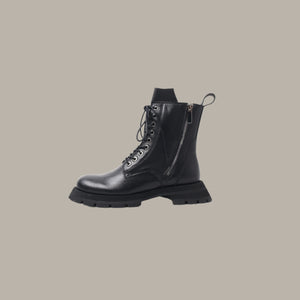 Rea Leather Combat Boots