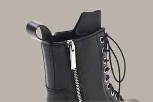 Rea Leather Combat Boots