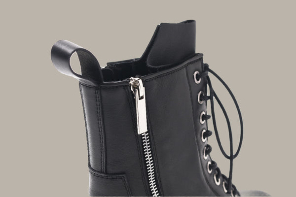Rea Leather Combat Boots
