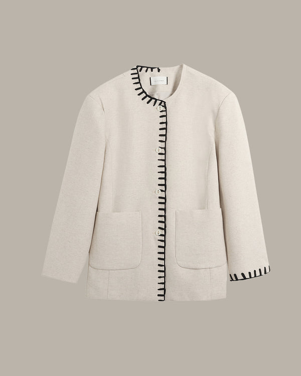 Stitch Detailed Jacket