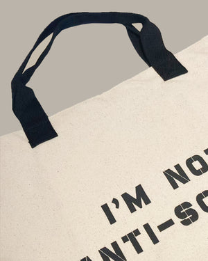 ANTI-SOCIAL Canvas Tote Bag