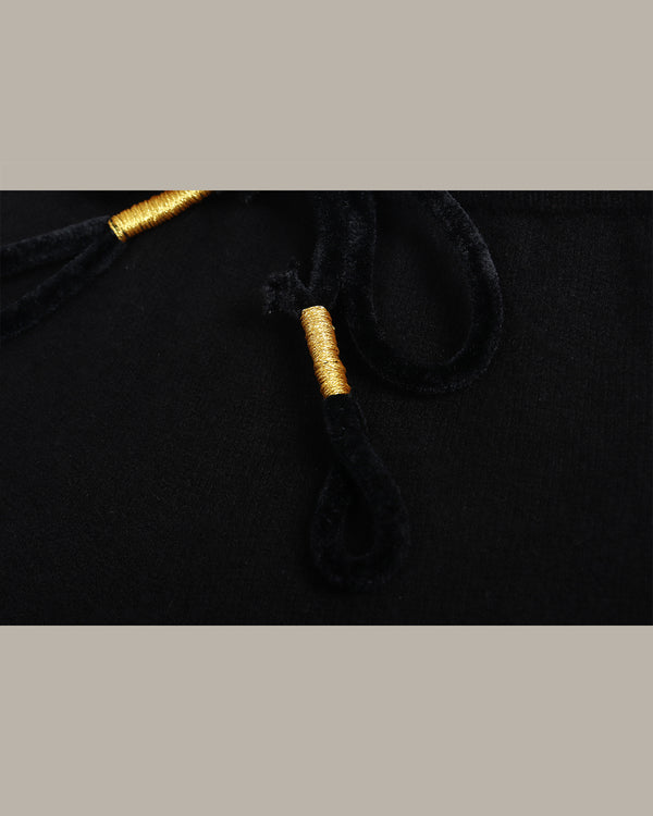 Drawstring Wool Trousers