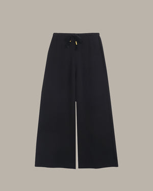 Drawstring Wool Trousers