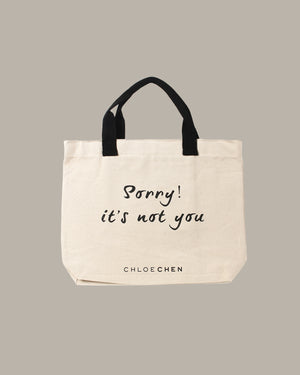 SORRY Canvas Tote Bag