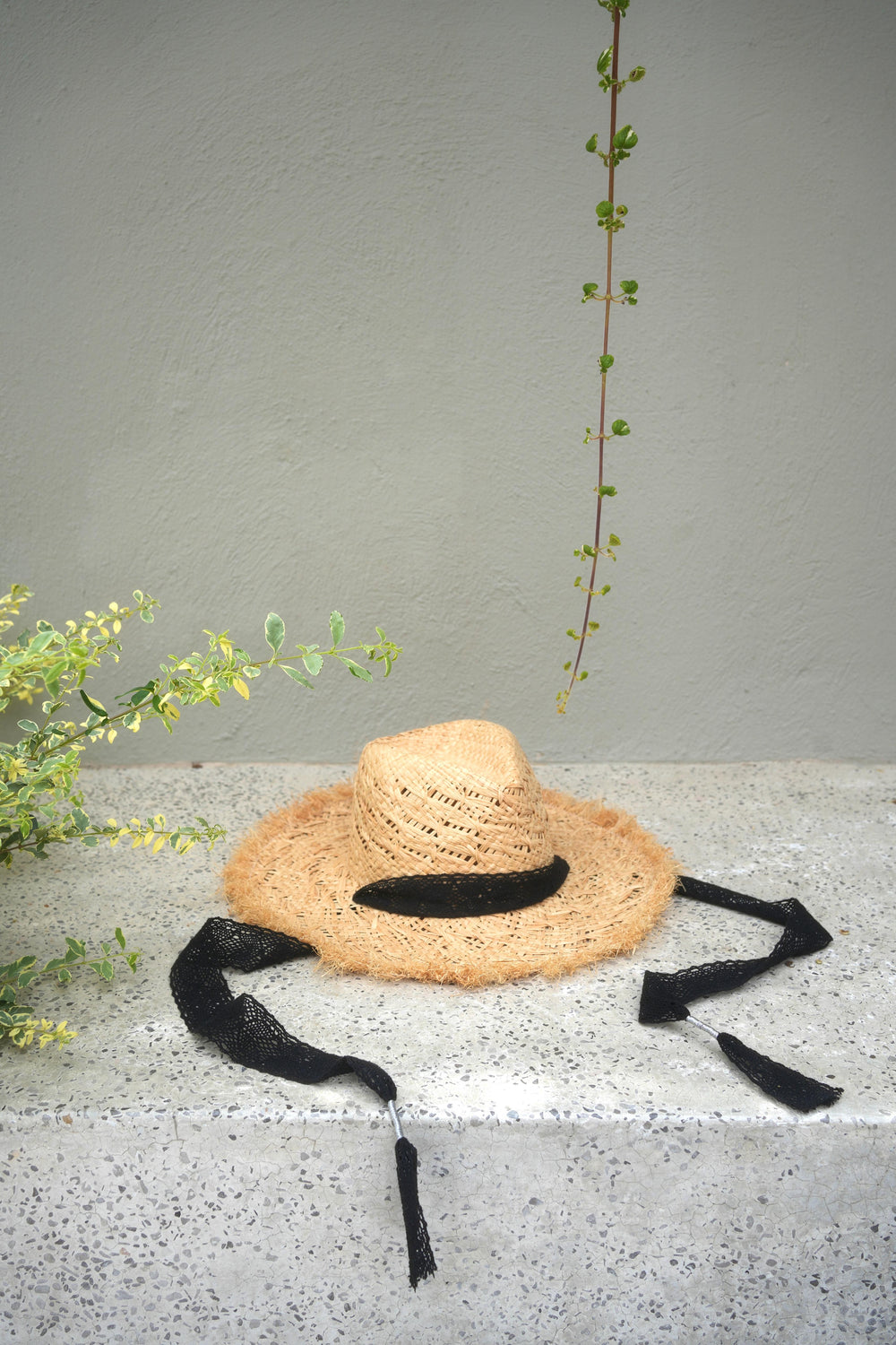 Ribbon Straw Hat