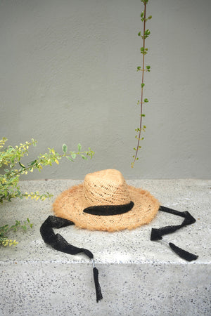 Ribbon Straw Hat