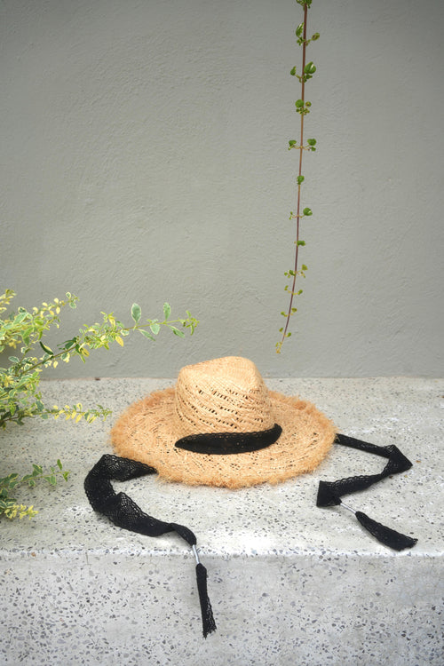 Ribbon Straw Hat