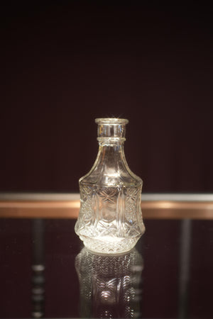 Retro Embossed Glass Vase