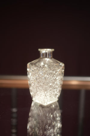Retro Embossed Glass Vase