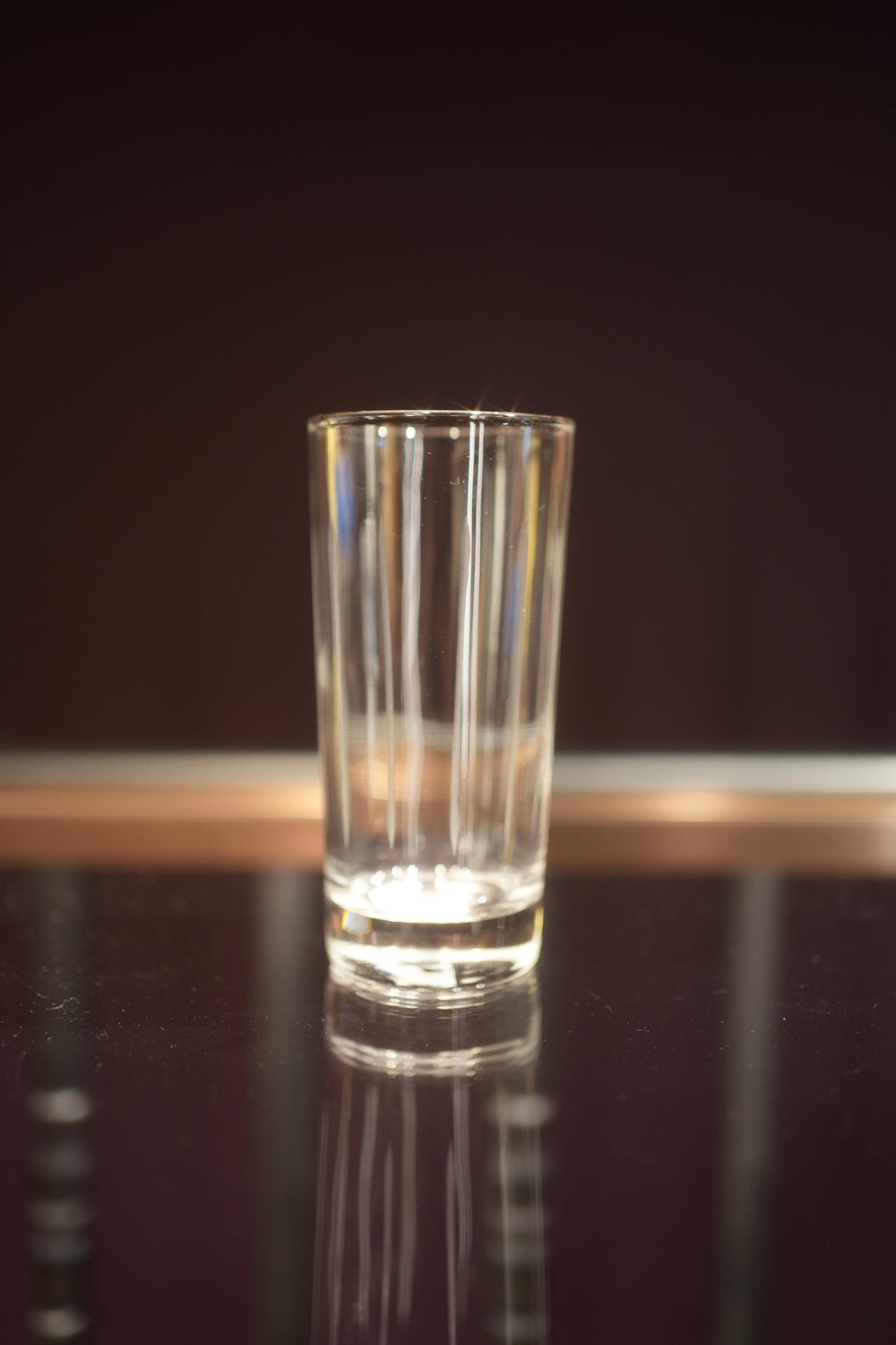 Striped Engraved Glass