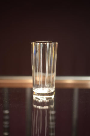 Striped Engraved Glass