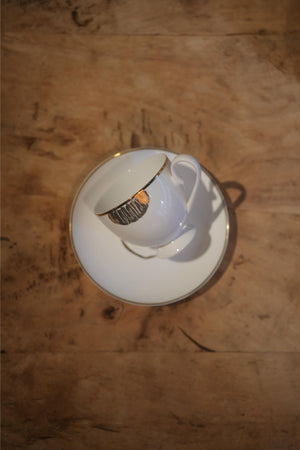 Lip Print Cup and Tea Pot