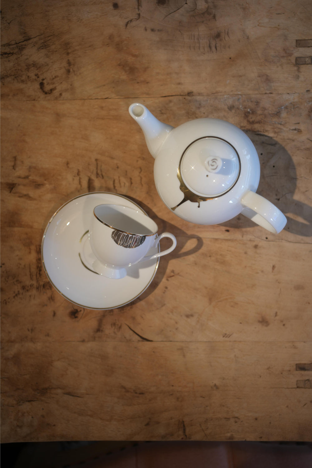 Lip Print Cup and Tea Pot