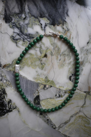 Beaded Necklace In Green