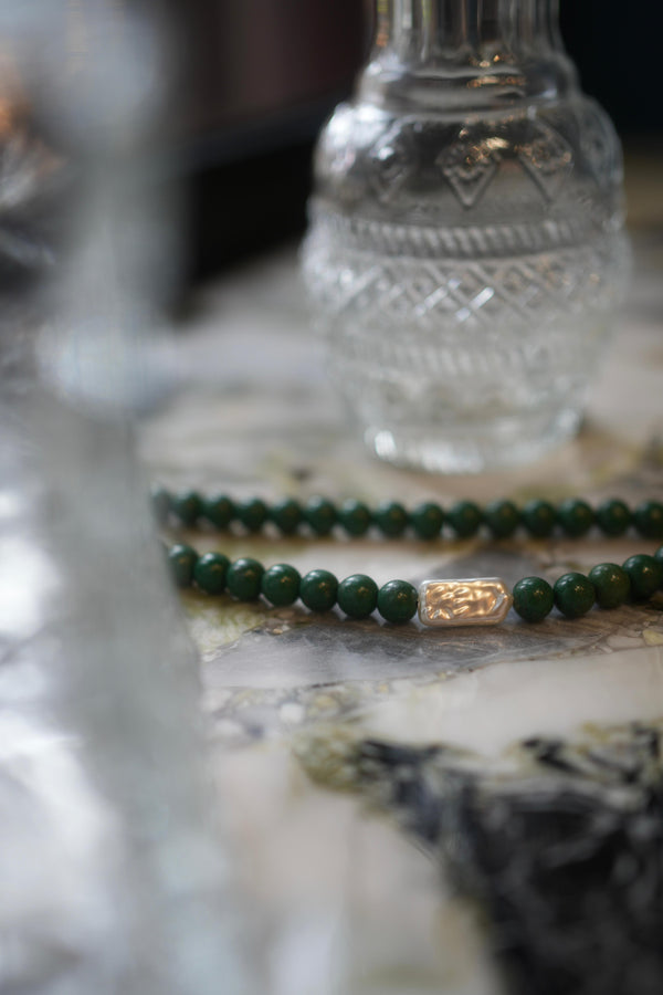 Beaded Necklace In Green