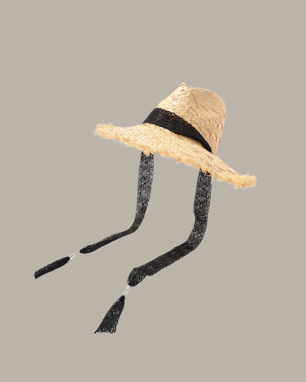 Ribbon Straw Hat