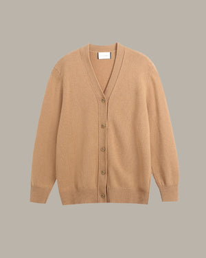 V-Neck Wool Cardigan