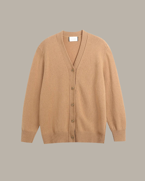 V-Neck Wool Cardigan