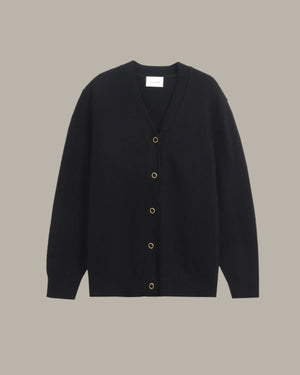 V-Neck Wool Cardigan