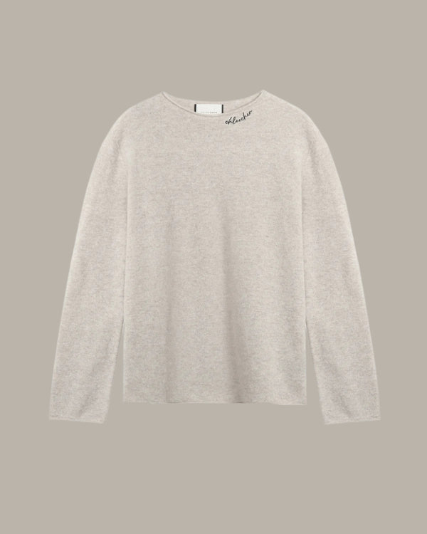 Wool Collar Details Jumper