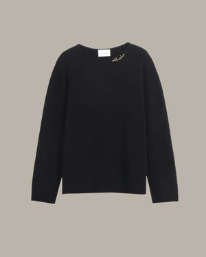 Wool Collar Details Jumper