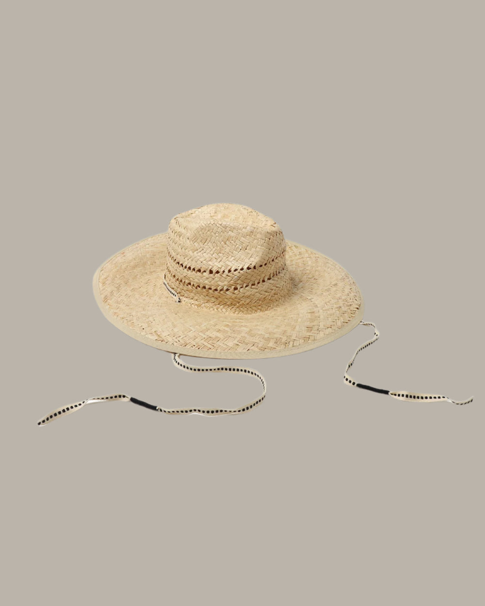 Detailed Drawstring Straw Hat