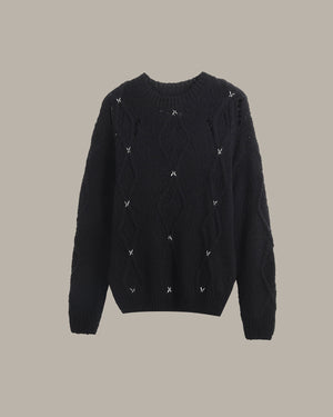 Cross Stitch Warmth Knit Jumper