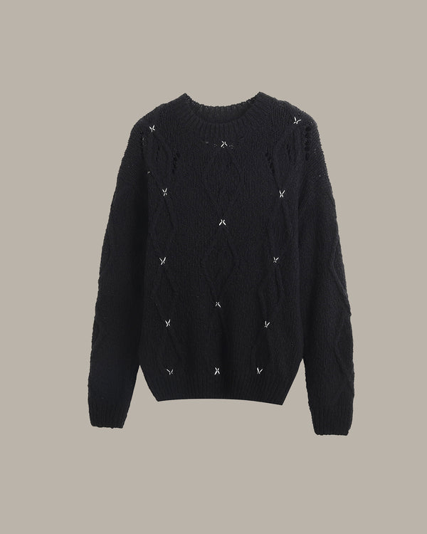 Cross Stitch Warmth Knit Jumper