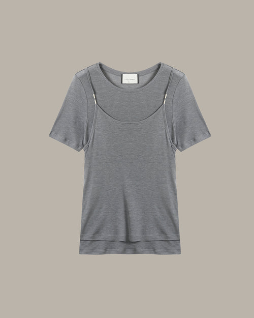 Two-Layers Short Sleeve Tee