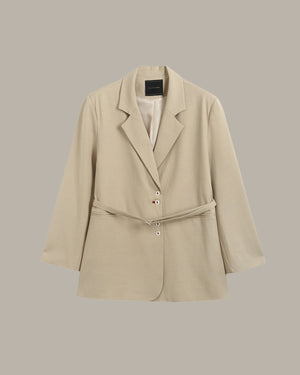 Oversized Belted Blazer