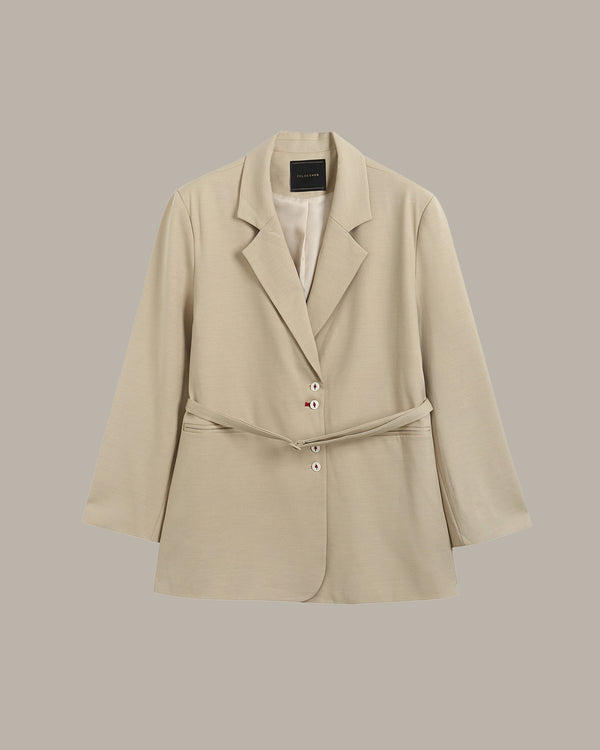 Oversized Belted Blazer