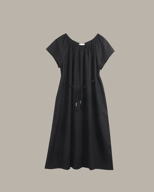 100% Linen Short Sleeves Dress