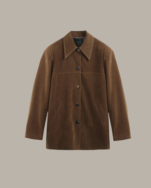 Oversized Suede Jacket