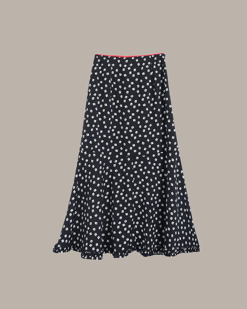 Floral Print Midi Skirt