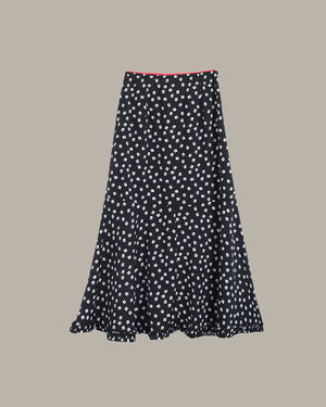 Floral Print Midi Skirt