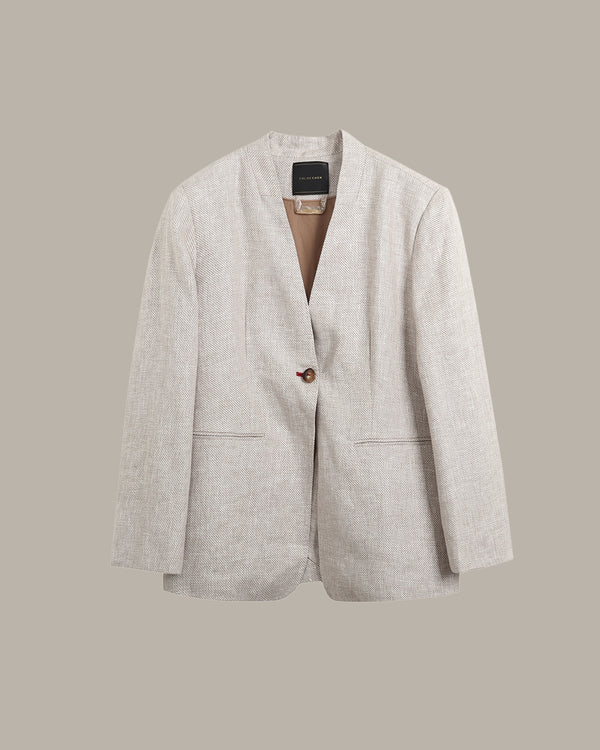 100% Linen Classic Blazer