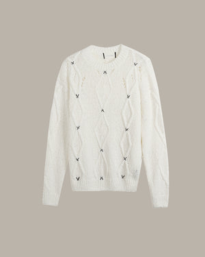 Cross Stitch Warmth Knit Jumper