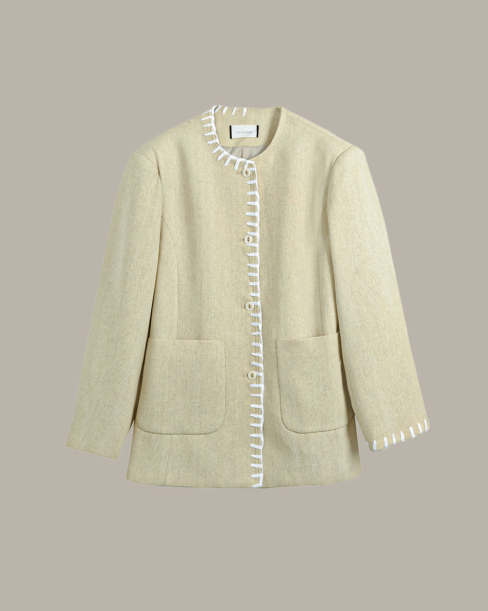 Stitch Detailed Jacket