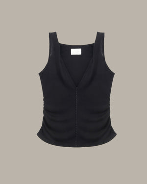 Twist Strap V-Neck Tank Top